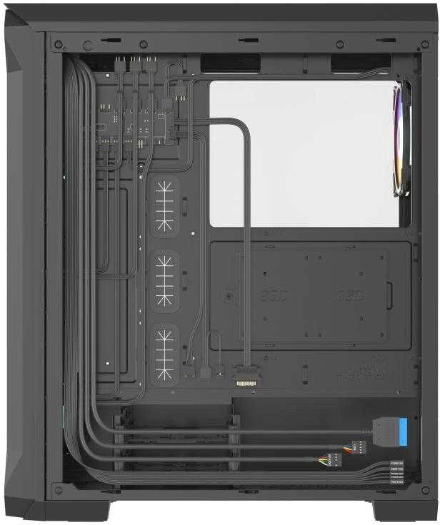 Genesis | PC Case | IRID 505 ARGB | Juodas | Midi-Tower