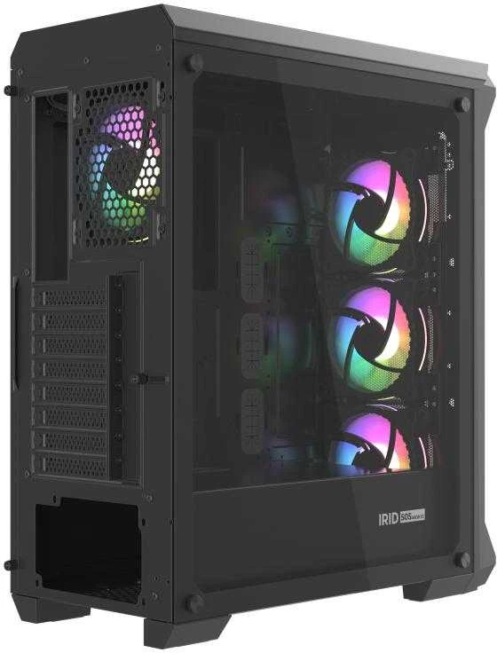 Genesis | PC Case | IRID 505 ARGB | Juodas | Midi-Tower