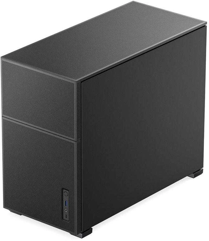 Jonsbo D31 MESH Micro-ATX kompiuterio korpusas, Tempered Glass – juodos spalvos
