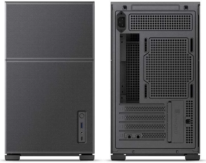 Jonsbo D31 MESH Micro-ATX kompiuterio korpusas, Tempered Glass – juodos spalvos