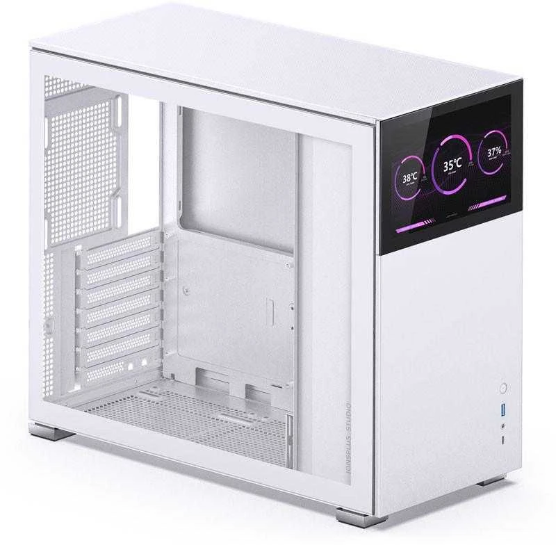 Jonsbo D41 korpusas, ATX, Tempered Glass, Baltas