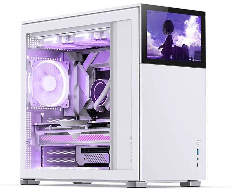 Jonsbo D41 korpusas, ATX, Tempered Glass, Baltas