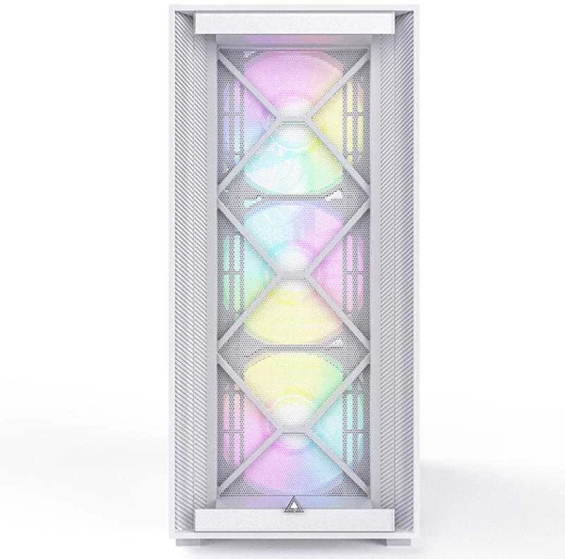 Montech AIR 1000 Premium, Midi-Tower, Tempered Glass - baltos spalvos