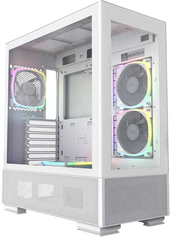 Montech SKY TWO, Midi-Tower - baltas