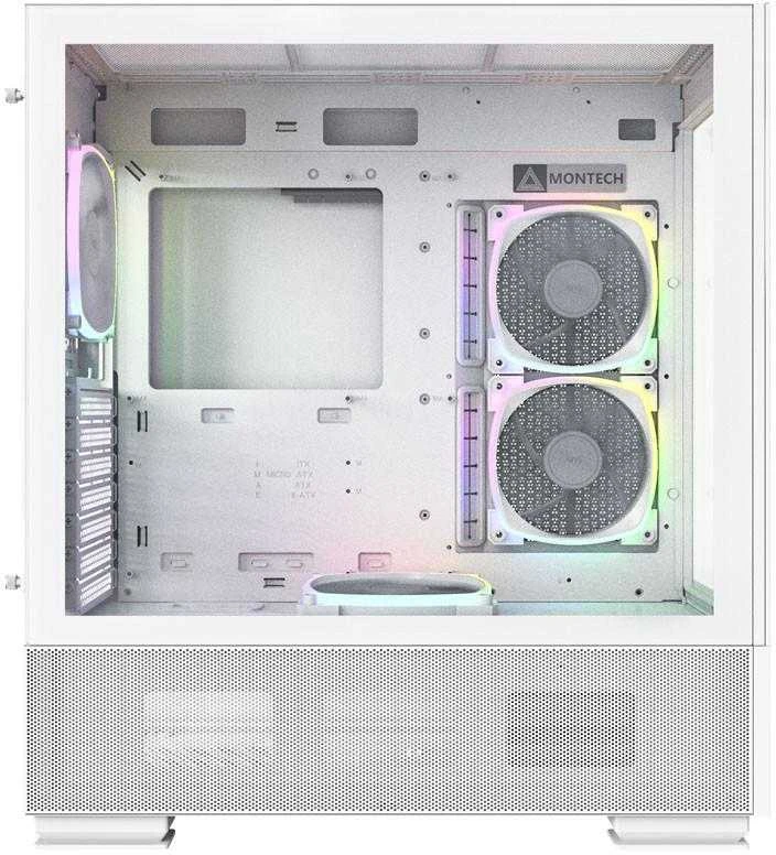 Montech SKY TWO, Midi-Tower - baltas
