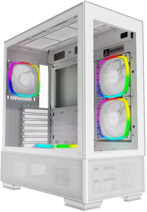Montech SKY TWO, Midi-Tower - baltas