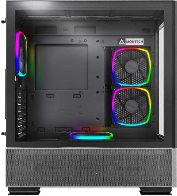 Montech SKY TWO, Midi-Tower - juodos spalvos