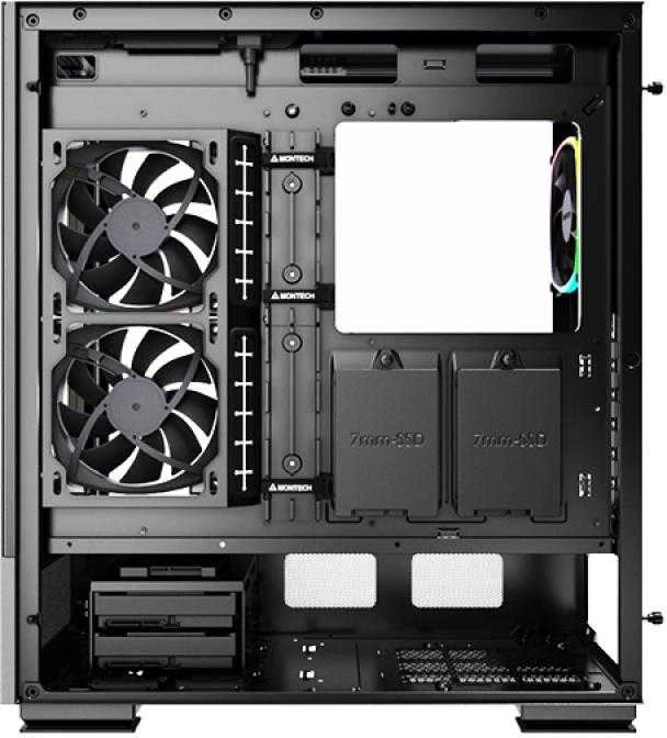 Montech SKY TWO, Midi-Tower - juodos spalvos