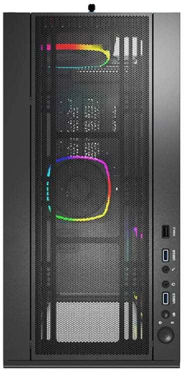 Montech SKY TWO, Midi-Tower - juodos spalvos