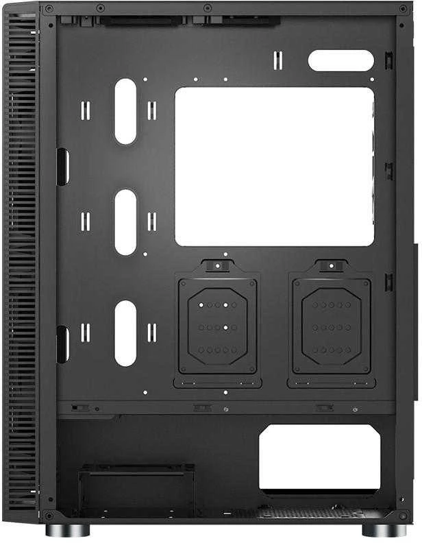 „Montech X3 Glass Mid Tower“ korpusas, RGB, grūdintas stiklas – Juodas