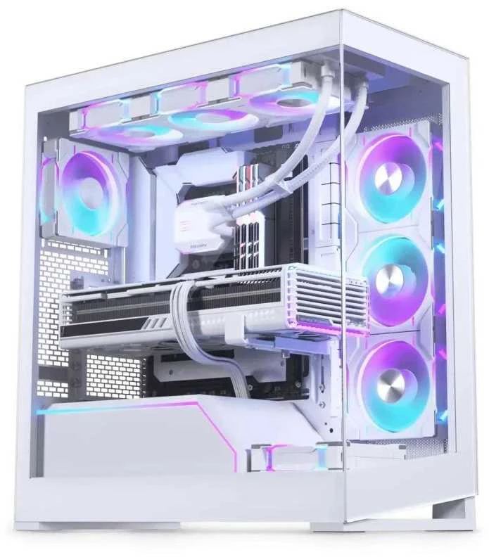 PHANTEKS NV Serija NV5 MK2, Grūdintas stiklas, DRGB - balta