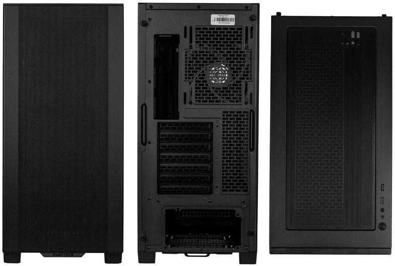 Phanteks XT Pro grūdinto stiklo langai - juoda