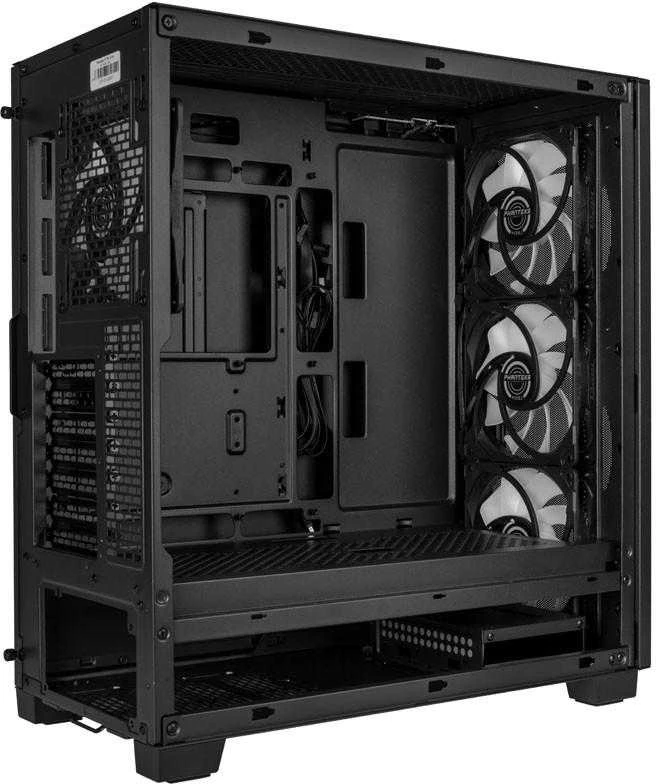 Phanteks XT Pro Ultra grūdinto stiklo langai, D-RGB - juoda