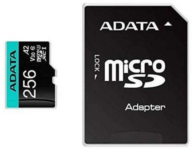Atminties kortelė ADATA | Premier Pro | UHS-I U3 | 256 GB | micro SDXC | Flash atminties klasė 10 | su adapteriu
