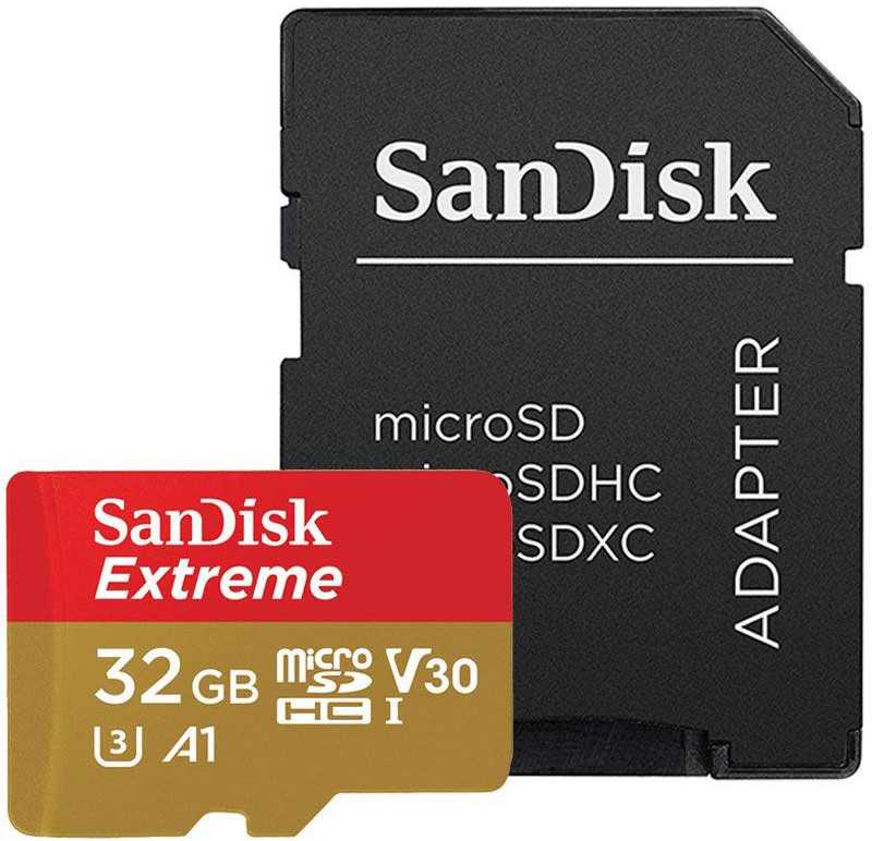 Atminties kortelė Sandisk Extreme microSDHC UHS-I 32GB