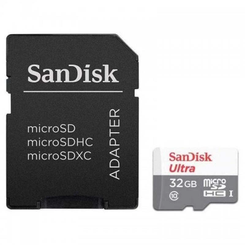 Atminties kortelė SANDISK Ultra Micro SDHC 32GB + SD Adapteris 100MB/s Class 10 UHS-I