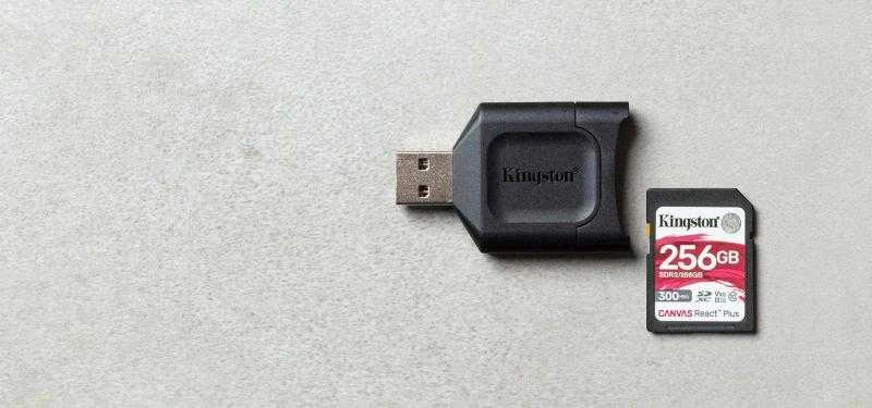 Kingston Technology MobileLite Plus kortelių skaitytuvas Juoda USB 3.2 Gen 1 (3.1 Gen 1) Type-A