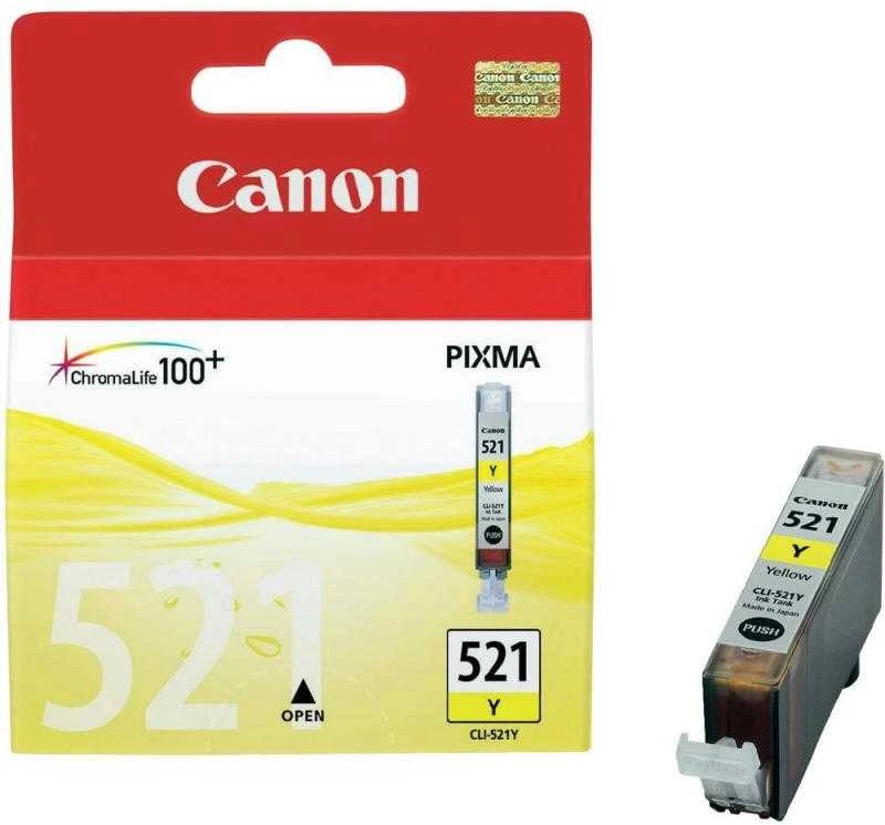 CANON CLI-521Y geltonos spalvos rašalinė