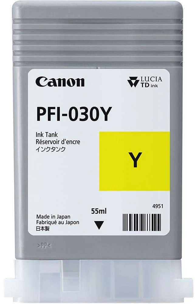 Canon PFI-030Y (3492C001) Rašalinė kasetė, Geltona