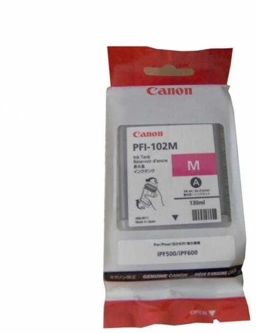 Rašalas Canon PFI102M magenta dye | 130ml |LP17/ LP24/ iPF500/ iPF6X0/iPF7X0