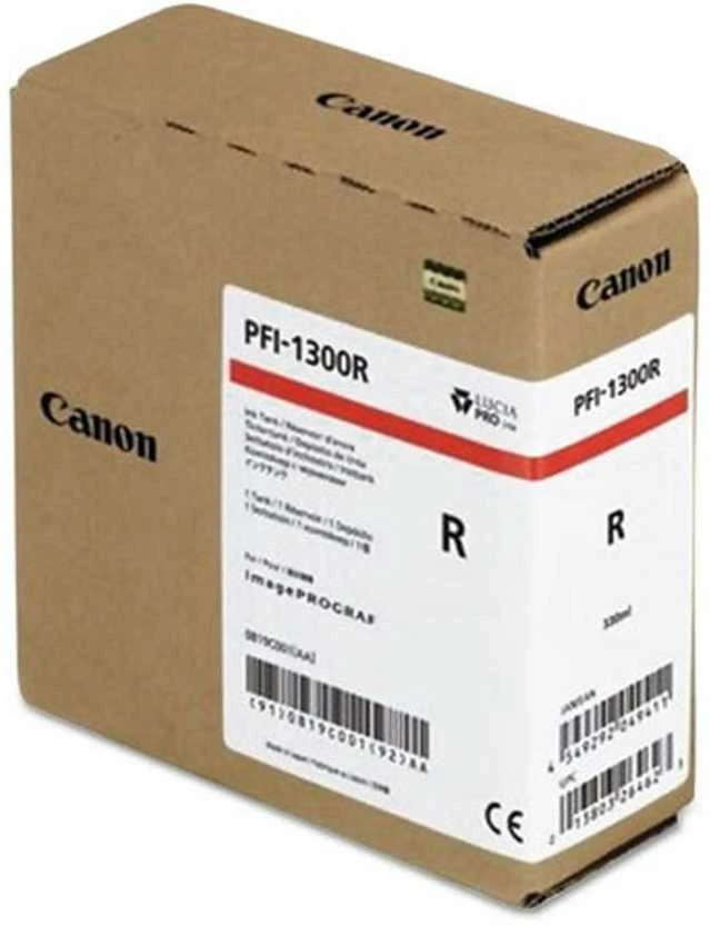 Originalus „Canon“ rašalas / rašalas PFI-1300 R, 0819C001, raudonas, 330 ml