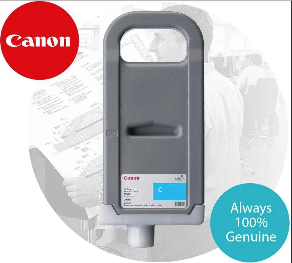 Canon PFI-710C kasetė, žalsvai mėlyna