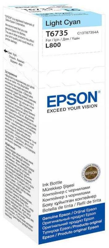 EPSON T6735 LIGHT CYAN RAŠALO BUTELĖLIS 70ml