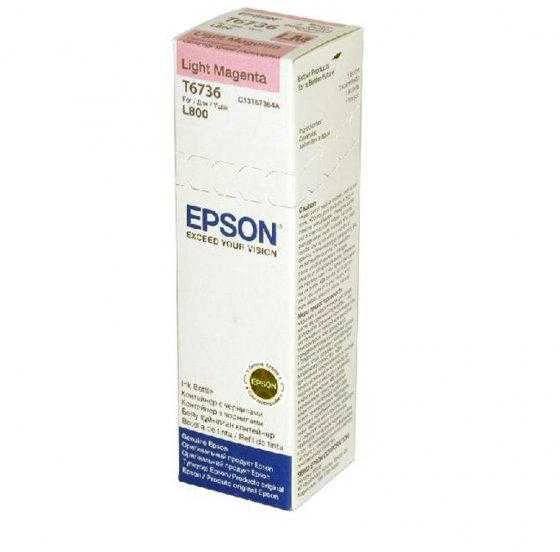 EPSON T6736 ŠVIESI RAUDONINĖ BUTELĖ 70ml