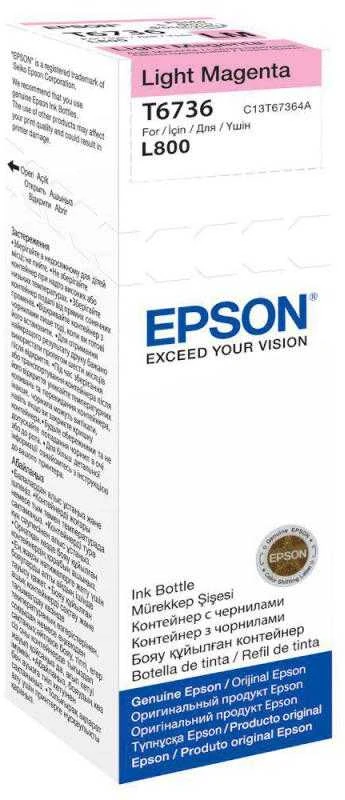 EPSON T6736 ŠVIESI RAUDONINĖ BUTELĖ 70ml