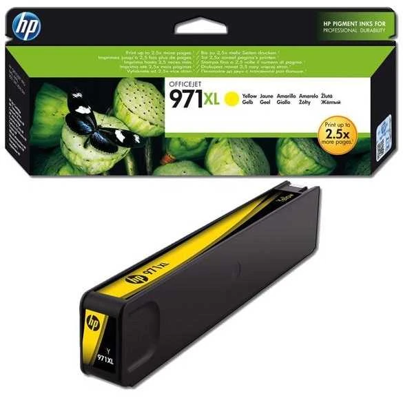 Hewlett Packard (HP) HP originalus rašalas CN628AE. HP 971XL. geltona. 6600p