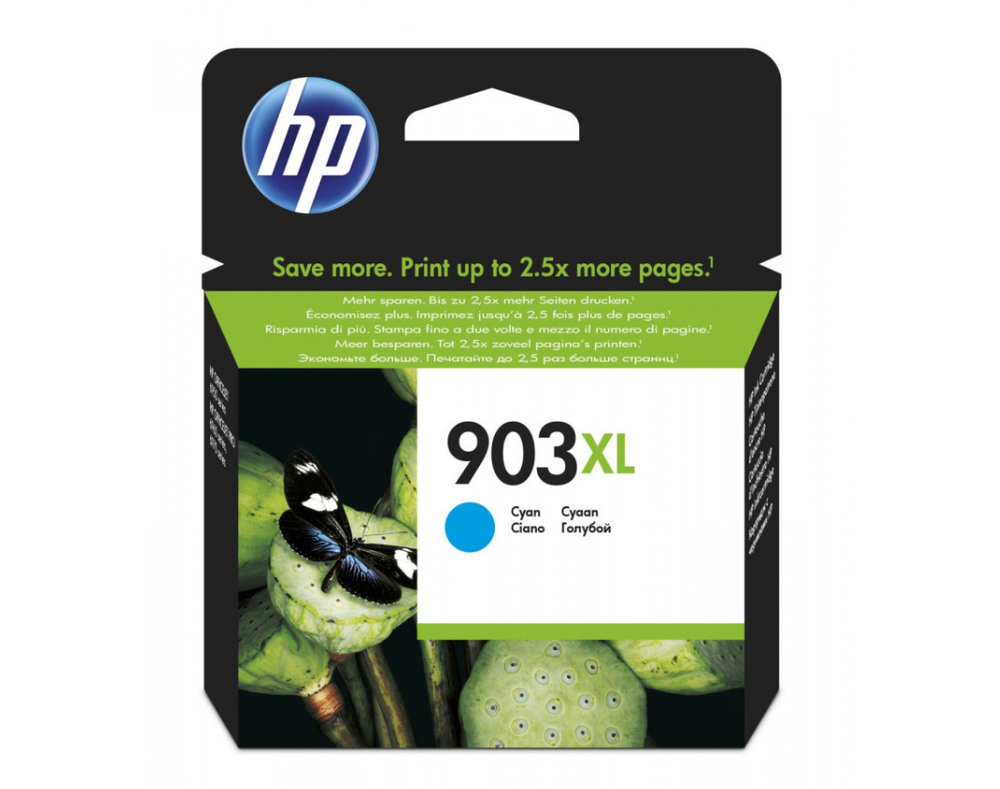 Hewlett Packard (HP) HP 903XL didelės našumo žalsvai mėlyna originali rašalo kasetė (825 puslapiai)
