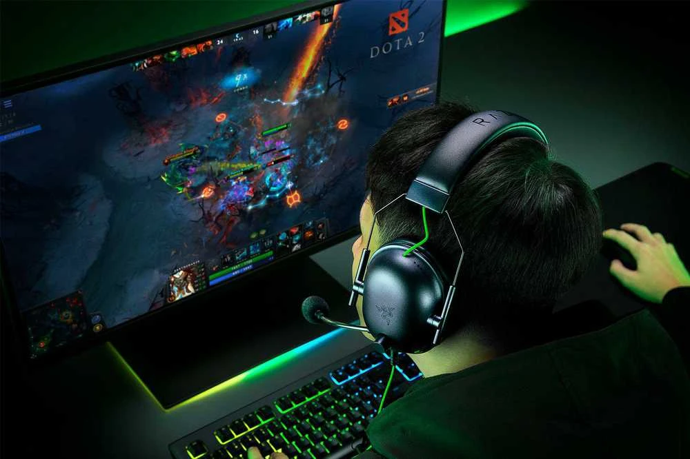 Esports Žaidimų Ausinės Razer BlackShark V2 X, Žalios