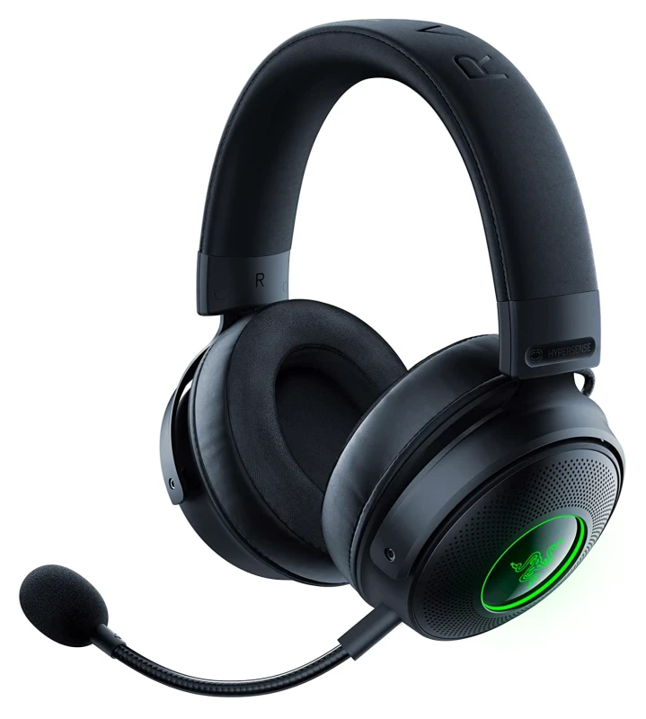 Belaidės Žaidimų ausinės Razer Kraken V3 Pro, Juodos