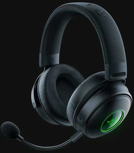 Belaidės Žaidimų ausinės Razer Kraken V3 Pro, Juodos