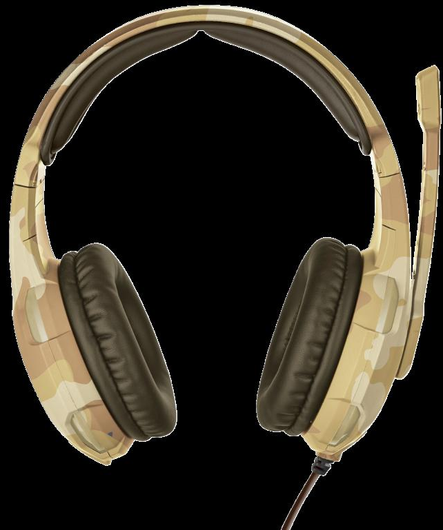 Žaidimų ausinės Trust GXT 310D Radius, Desert Camo, 22208