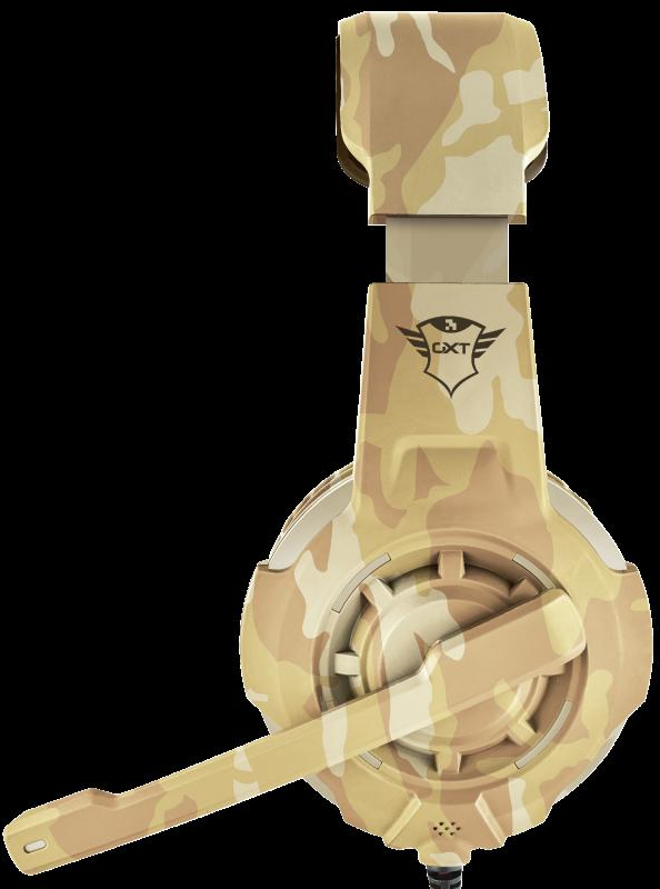 Žaidimų ausinės Trust GXT 310D Radius, Desert Camo, 22208