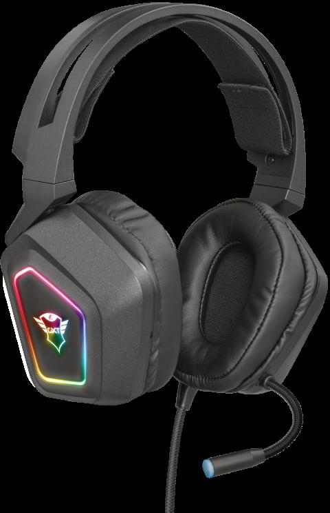 Žaidimų ausinės Trust GXT 450 Blizz RGB 7.1 Surround, 23191