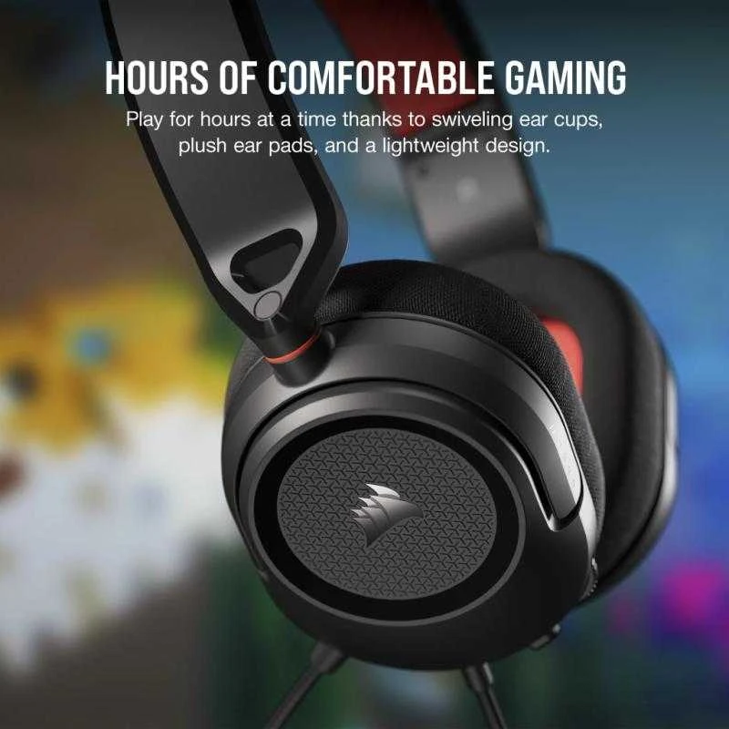 CORSAIR HS35 v2 Multiplatform Ausinės Žaidimams Carbon