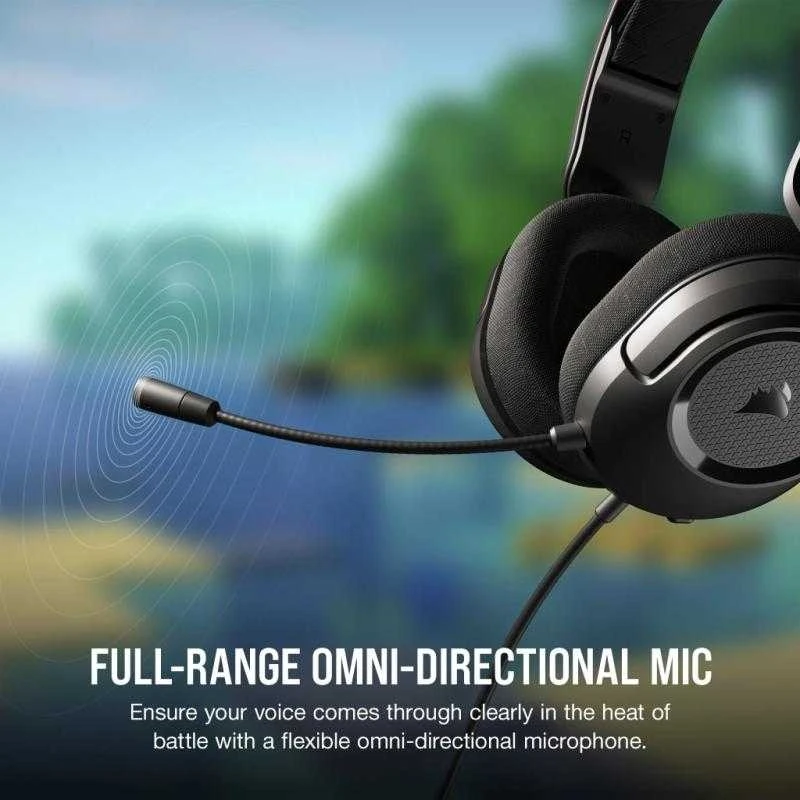 CORSAIR HS35 v2 Multiplatform Ausinės Žaidimams Raudona