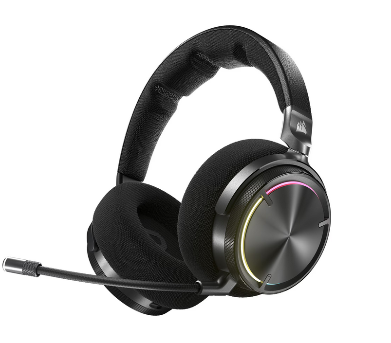 Ausinės Corsair Virtuoso Max Belaidės juoda