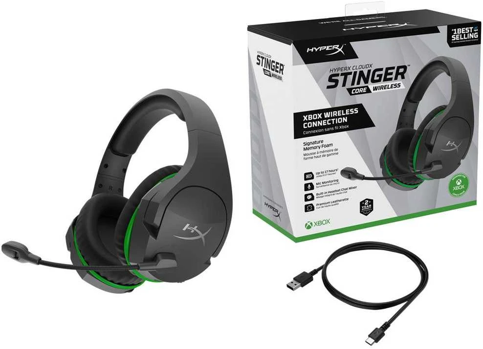 Belaidės Žaidimų ausinės HyperX CloudX Stinger Core Belaidės Official Xbox Licensed Ausinės