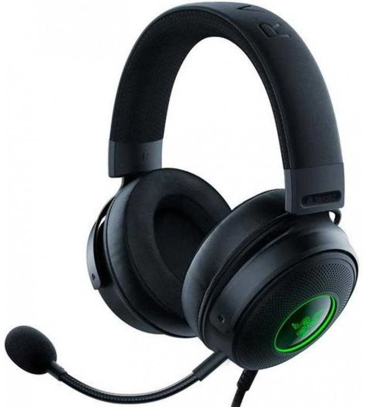Žaidimų Ausinės Razer Kraken V3, USB jungtis, Chroma RGB, Juodos