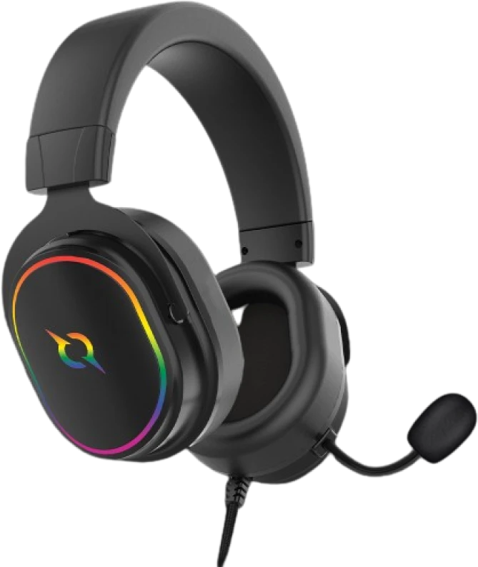 Ausinės Nezatříděno AQIRYS ALTAIR 7.1 RGB juodas