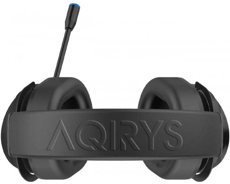AQIRYS ALTAIR ausinės su mikrofonu ir logotipu