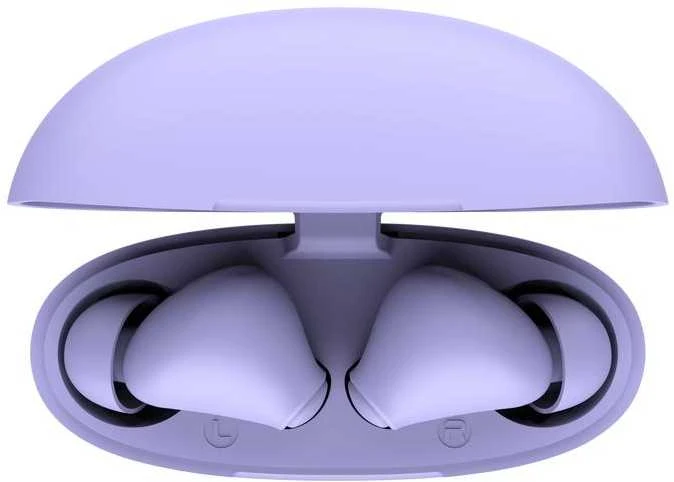 Trust Yavi - Belaidės ausinės į ausis įkišamos Bluetooth TWS su etui ładującym & ENC (Violetinis)