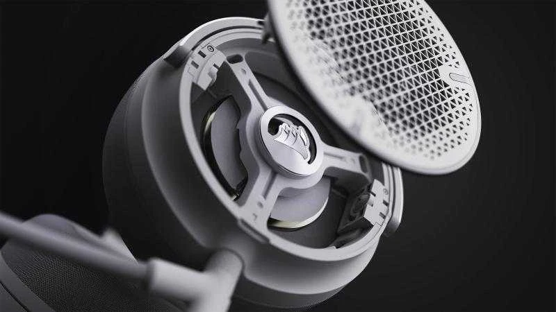 CORSAIR VIRTUOSO PRO su laidu Open Back Streaming/Ausinės Žaidimams Baltas