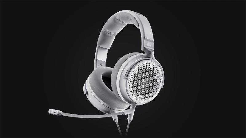 CORSAIR VIRTUOSO PRO su laidu Open Back Streaming/Ausinės Žaidimams Baltas