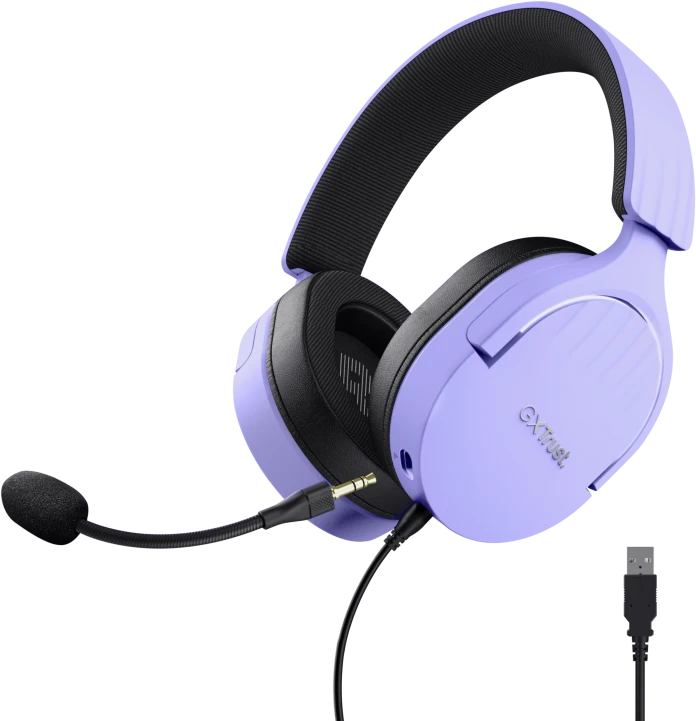 Trust GXT490P Fayzo 7.1 USB Ausinės Violetinė