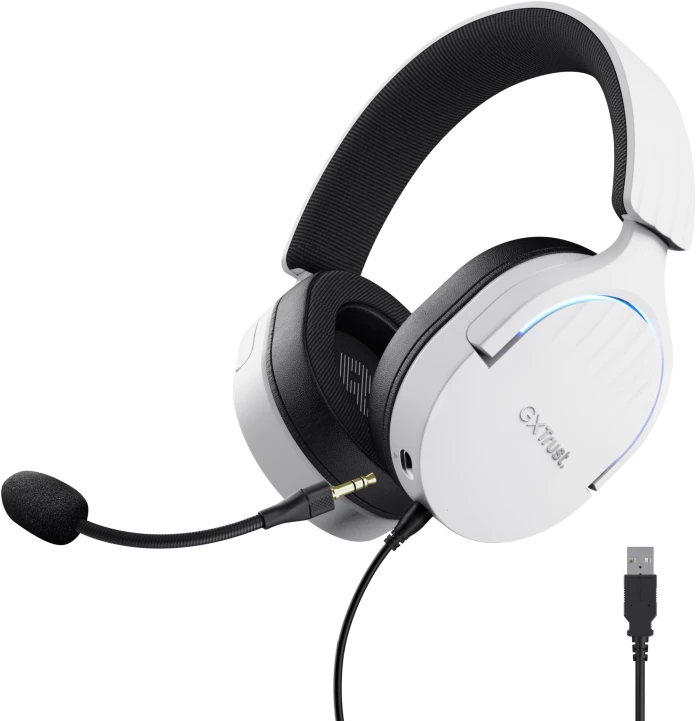 Trust GXT490W Fayzo 7.1 USB Ausinės Balta