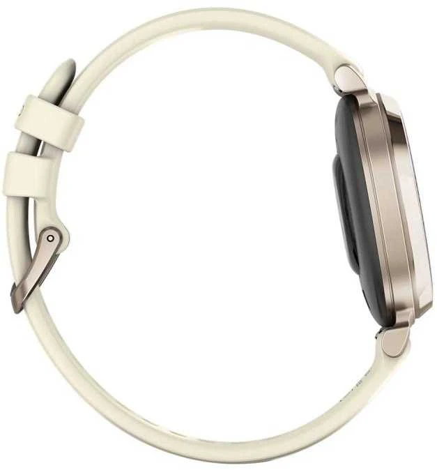 Išmanusis laikrodis Garmin Lily® 2, Kreminės aukso spalvos su kokoso spalvos silikoniniu dirželiu